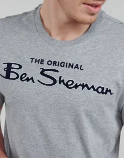 Ben Sherman Signature Flock Tee -ModeHeren Winkel 19776823 500 E