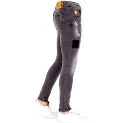 Lf Grijze Jeans Verfspatten -ModeHeren Winkel 20068843 500 C