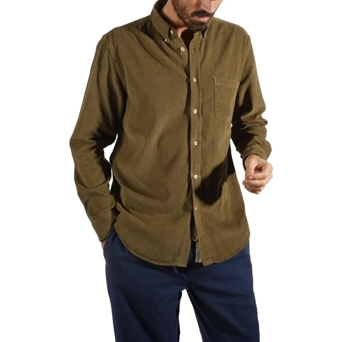 Portuguese Flannel Lobo Shirt - Olive 3 Portuguese Flannel Lobo Shirt - Olive - Afbeelding 3