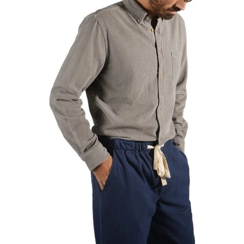 Portuguese Flannel Lobo Shirt - Grey 3 Portuguese Flannel Lobo Shirt - Grey - Afbeelding 3