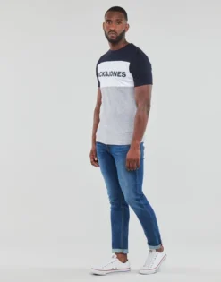 Jack & Jones Jjelogo Blocking Tee -ModeHeren Winkel 22915869 500 C